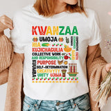 Happy Kwanzaa Drum Kinara Seven Candles Africa Shirt, Principles Of Kwanzaa Sweatshirt, African Culture Hoodie, Jewish Tshirt, Black History