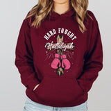 Hard Fought Hallelujah Shirt, Pink and Gold, Christian Shirt