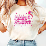 Harris Walz 2024 Shirt, Kamalla Harris Shirt, President Harris Shirt, Harris Barb!E Shirt, 2024 Kamalla Harris Shirt,Let's Finish The Job Shirt Harris, Unisex Short Sleeve Tee Shirt, Casual Clothing