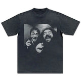 Harry and Half-Giant Smoking Shirt Potter Tshirt Wizarding Fan Shirt Potterhead Christmas Birthday Gift Potter Book Funny 90s Vintage Shirt