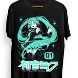 Hatsune Miku T-Shirt Anime Girl Kawaii Project Diva Vocaloid Shirt All Size