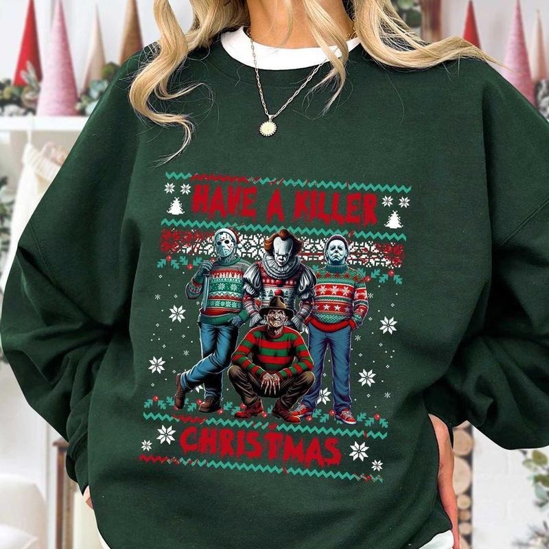 Have a K!l!er Christmas Shirt, Spread Holiday Cheer, The Boys of Winter Shirt, Christmas K!l!ers Friends Shirt, Creepmas, Merry Christmas Shirt, Fall TShirt, Sweatshirt, Hoodie