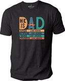He is Dad Brave Warrior Smart Wise Shirt - Father's Day Gift - Dad Shirt - Funny Shirt Men - Husband Gift - Dad Gift - Funny Soft Tee Shirt