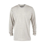 Heather Long Sleeve Tri-Blend T-Shirt - Oatmeal