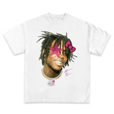 Hello Chief Kitty Keef Pink Super Star Rap Tee Crewneck