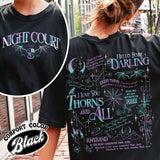 Hello Feyre Darling Shirt, Velaris City of Starlight Shirt, the Night Court Shirt, Velaris Shirt, ACOTAR, Fantasy Reader Shirt, SJM Merchstyle{n002}2