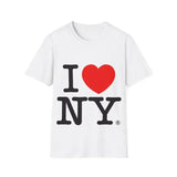 I Love NY T-Shirt  - Unisex T-Shirt,  Trending shirt, Gift for him/ Her, Graphic Shirt | Gift for Girlfriend | Crop Top, Shortsleeve Crewneck Cotton Top Fit Casual