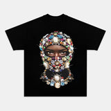 HipHop Streetwear Unisex Casual Saviour Graphic Tee Top Y2K Clothing