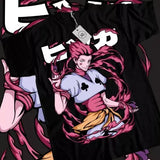 Hisoka Hunter x Hunter T-shirt Gon Killua Neferpitou Anime Manga Shirt All Size