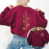 Hogwarts 2 Slide Sweatshirt, Wizard House Shirts, Universal Studios Shirts For Family Wizard School, Wizarding World Womenswear