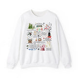 Holiday Garden Melody T-Shirt Christmas Music Scene Crewneck Sweatshirt