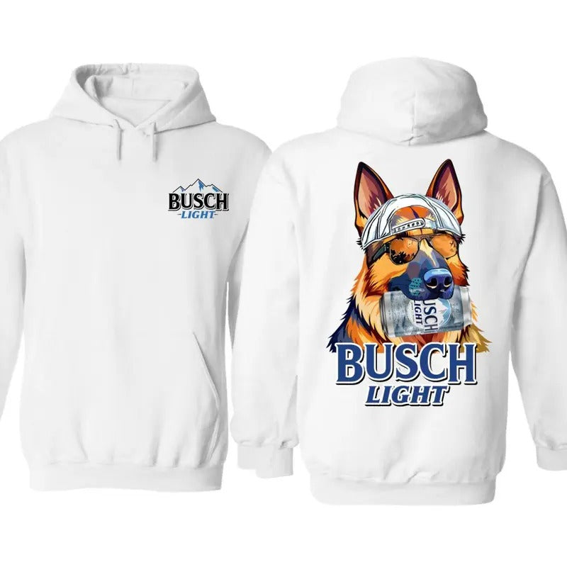 Busch Light Beer Dog Hunting T-shirt/Sweatshirt/Hoodie - 100% Cotton, Classic Fit, Available in Multiple Colors, Casual Style
