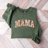 Floral Mama T-shirt/Sweatshirt/Hoodie - Classic Fit, 100% Cotton - Womenswear
