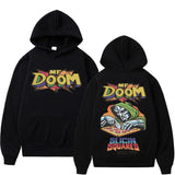 MF DOOM Hoodie Comic Vintage Style Hiphop T-Shirt/Hoodie Vintage for Men and Women, Unisex Vintage Crewneck Tee - Casual, Menswear