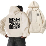 Functional QR Code T-shirt/Hoodie, Standout Womenswear, For Him For Her, Fit Top Classic