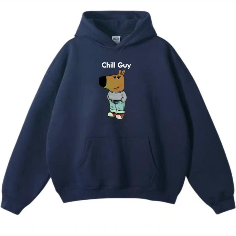 Chill Guy Meme Shirt Funny TShirt Chill Guy Trend T-shirt/ Hoodie, Vintage Unisex Tee Shirt Man Women, 100% Cotton Sleeve, Pullover Womenswear Clothing