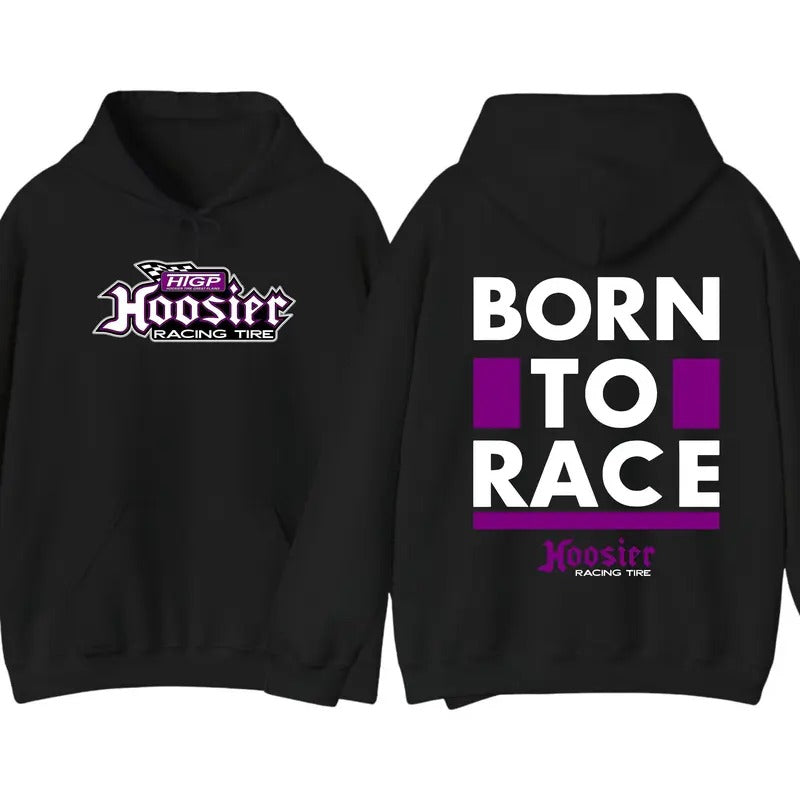 Hoosier Racing Hoodie/T-Shirts Born To Race Design  Hoodie/T-Shirts Vintage Style Unisex T-shirt/Hoodie, Vintage for Men and Women Fashion