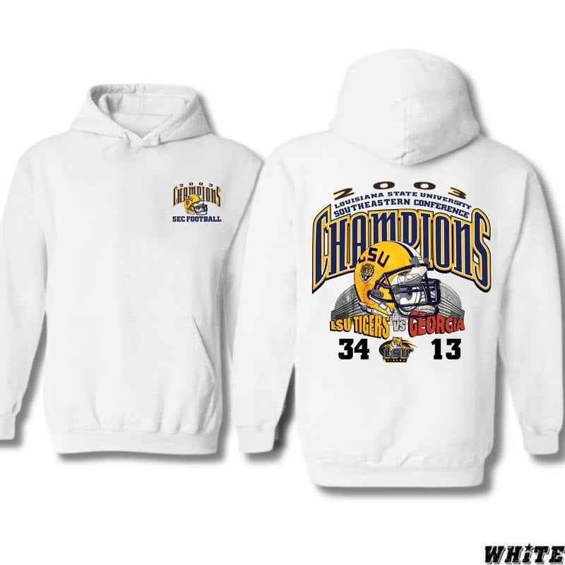 LSU Champions LSU Tiger vs Georgis Tee Vintage T-shirt/Hoodie Vintage Style Unisex T-shirt/Hoodie, Vintage for Men and Women
