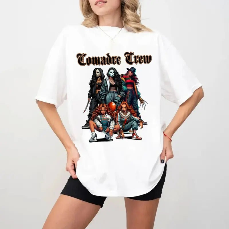 Horror Friend Shirt, Halloween Vibes Shirt, Friends Horror Movie Tee, Girls Movie, Unisex Short Sleeve Tee Shirt, Casual Clothing