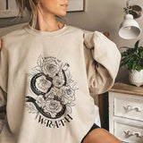 House of Wrath KOTW Pullover Sweatshirt | Kerri Maniscalco Kingdom of the Wicked Cursed Feared Emilia Romantasy Crewneck Shirt Bookish KOT