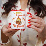 Howl's Moving Castle Inspired Mug, Fire Demon Calcifer mug, Calcifer's Spark, Gift for him, Gift for friend, Anime mug