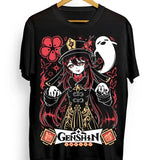 Hu Tao T-Shirt S-4XL Genshin Impact gorou,Anime,Manga,Graphic Tee Tshirt S-4XL