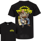 Hunter Trump With Twisted Teas Beer 2 Siders T-shirt, Trump and Your Hunt Dog, Hunting Season, T-shirt for Men, for Women Tops Menswear