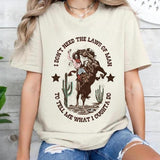 I Don't Need The Laws Of Men To Tell Me What I Ought To Do Shirt, Country Music Shirt, Gift for Her, Vintage Western Shirt, Womens Graphic T-shirts