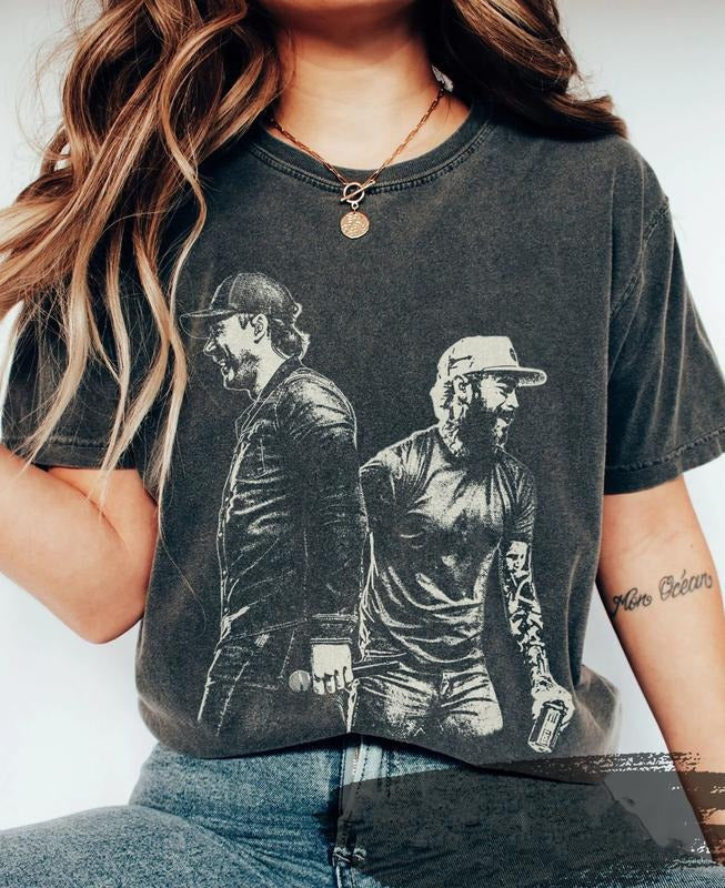 I Had Some Help Shirt, Country Music Tee Shirt, Post Wallen Tshirt, It Takes Two To Break A Heart In Two Shirt, Morgan Shirt 2024, Unisex T-Shirt, Gifts For Friend, Short Sleeve Tee Shirt