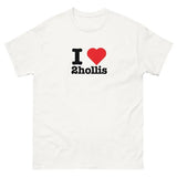 I Love 2hollis Funny T-Shirt I Heart nettspend Graphic T Shirt, Gift Present, Gift For Him, Gift For Her, I love T-Shirt, I heart shirt, Unisex Shirt