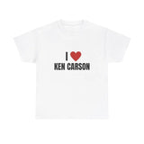 I Love Ken Carson Heavy T-Shirt, Graphic T-Shirt, Unisex, Gift, Graphic, Music, I Love Top Tee Shirt, Trendy Tee, Trendy t-shirt, , Gift For Him, Gift For Her, Menswear Cotton Classic Casual Basic Short Sleeve