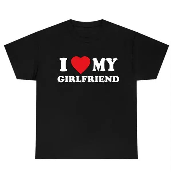 I Love My Girlfriend Shirt, Valentine Day Shirt, Summer Outfits, Gift For Him, All Size And Color