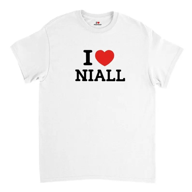 I Love Niall Horan, Unisex T-Shirt,   Gift For Couple, i lover shirt, Trending shirt, Gift for him