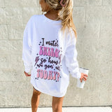 I Match Energy Graphic Sweatshirt