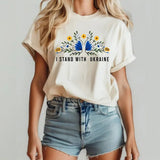 I Stand With Ukraine T-Shirt, Vintage Ukraine Shirt, Support Ukraine Shirt, Trendy Tee, Ukrainian Solidarity