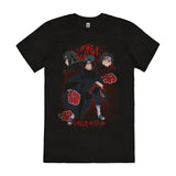 ITACHI UCHIHA T-SHIRT, Anime Shirt Vintage, Short Sleeve Shirt
