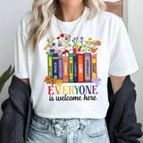 Idaho Teacher Everyone Is Welcome Here Tshirt Sweatshirt Hoodie, Inclusive Education Teacher, Diversity Support Fist Hand, Unisex Sweater Pullover Tee