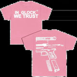 In Glock We Trust 2 sides T-shirt, Design Full Color, T-shirt For Men And Women,Full color, Unisex Top, Men's Tshirt, Women's Tshirt, Casual, Menswear, Streetwear