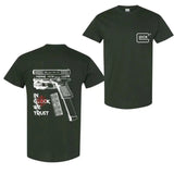 In Glock We Trust Tshirt-Sweatshirt-Hoodie,  Double Side T-Shirt, All Sizes For Men and Women