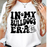 In My Bulldogs Era T-Shirt, Bulldogs Team Shirt, Bulldogs Fan Tee, Bulldogs Lovers Tee, Bulldogs School Shirt, Unisex Short Sleeve, Gift T-Shirt For Bulldog Owner.