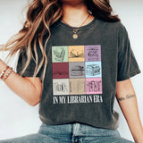In My Librarian Era T-Shirt, Retro Librarian Shirt, Funny Librarian Shirt, Librarian Gift, Gift for Librarian, Librarian Tee, Gift For Him, her