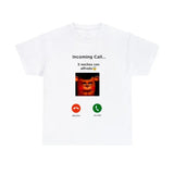 Incoming call Inspired 5 noches con alfredo T-Shirt Gaming Fan Gift Unisex Graphic Tee