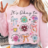 It's Okay Coquette Collage DTF Transfers - THIS IS NOT A SHIRT