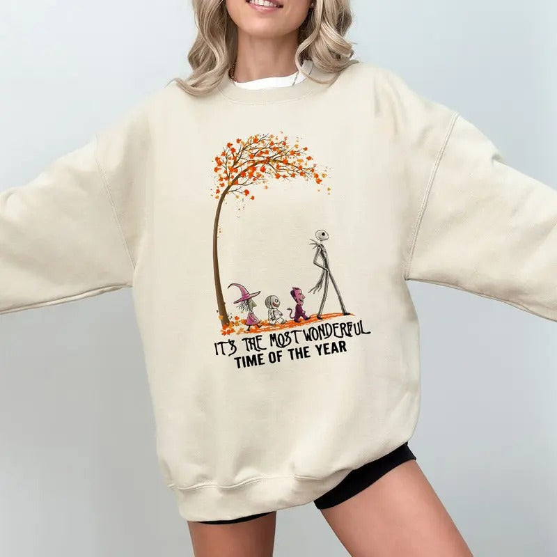 It's the Most Wonderful Time of the Year Halloween Shirt, Vintage Halloween Shirt, Halloween Sweatshirt, Halloween Gift Idea, Wonderful Time of the Year, Spooky Season