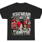JEREMIAH SMITH Shirt, vintage football bootleg Graphic shirt, Sweatshirt football fan gift, Gift for sport fans, game day shirt