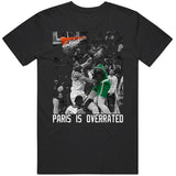 Jb Dunk Over Rudy Gobert Paris Is Overrated Boston Basketball Fan T-Shirt, Gift For Fan