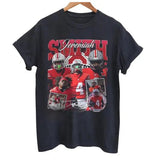 Jeremiah Smith Shirt, Sweatshirt , Football shirt, Classic 90s Funny Graphic Tee, Unisex, Vintage Bootleg, , Fan Gift  Top