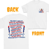 Joe Dirt Merica Independence Day Shirt- VINTAGE TEE - July 4th shirt, Unisex Tee ,Gift For Men , Gift FOr Women -2SIDE