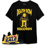 Jordan 4 Thunder Unisex Shirt, DeathRow Records Shirt To Match Sneaker Graphic Tee Gift For Men Women, Besties Crewneck Cotton