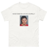 Joshua Block Mugshot T shirt Highlighting Brain Rot and Meme